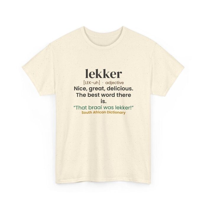 Lekker dictionary T-shirt
